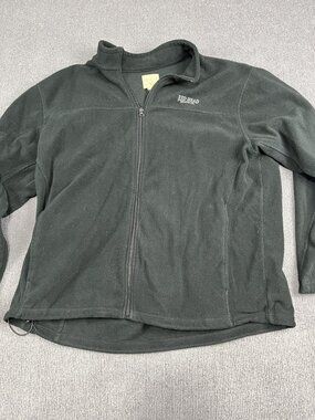 Red Head Mens Dark Green Full-Zip Fleece Jacket XL
